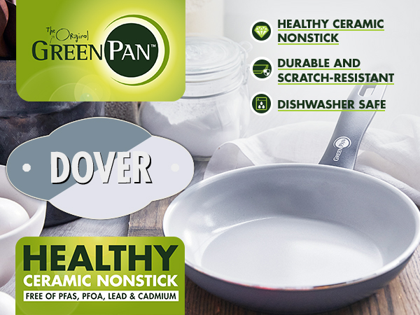 GreenPan, Valencia Pro, Healthy Ceramic Nonstick, Pots and Pans, Cookware, Hard Anodized, Induction