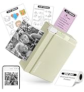 ORGBRO Sticker Printer Machine, X3 Mini Printer Print Pods Portable Thermal Inkless Sticker Maker...
