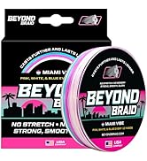 Beyond Braid Braided Fishing Line - Abrasion Resistant - No Stretch - Super Strong -Blue Camo, Mo...