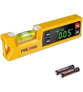 PREXISO Digital Level &amp; Digital Protractor, 7 inch Angle Finder 0-90° &amp; 0-180° Range, Electronic ...