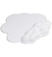 Gaming Mouse Pad Wrist Rest,Ergonomic Cloud Wrist Rest Mousepad with Gel Memory Foam,Non-Slip Rub...