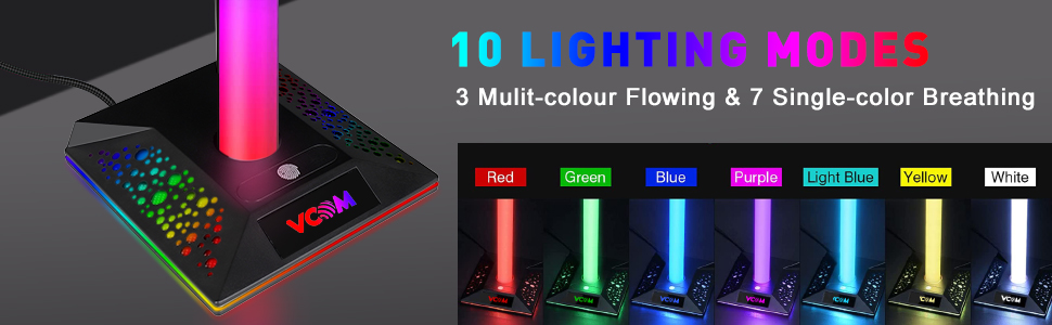 RGB Headset Stand Desk Accessories