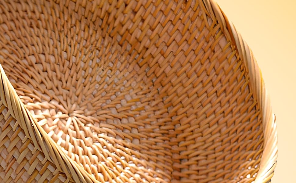 natural rattan basket