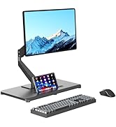 Pholiten Adjustable Monitor Arm with Gas Spring for 17-32 inch Screens,Pneumatic VESA Computer Mo...