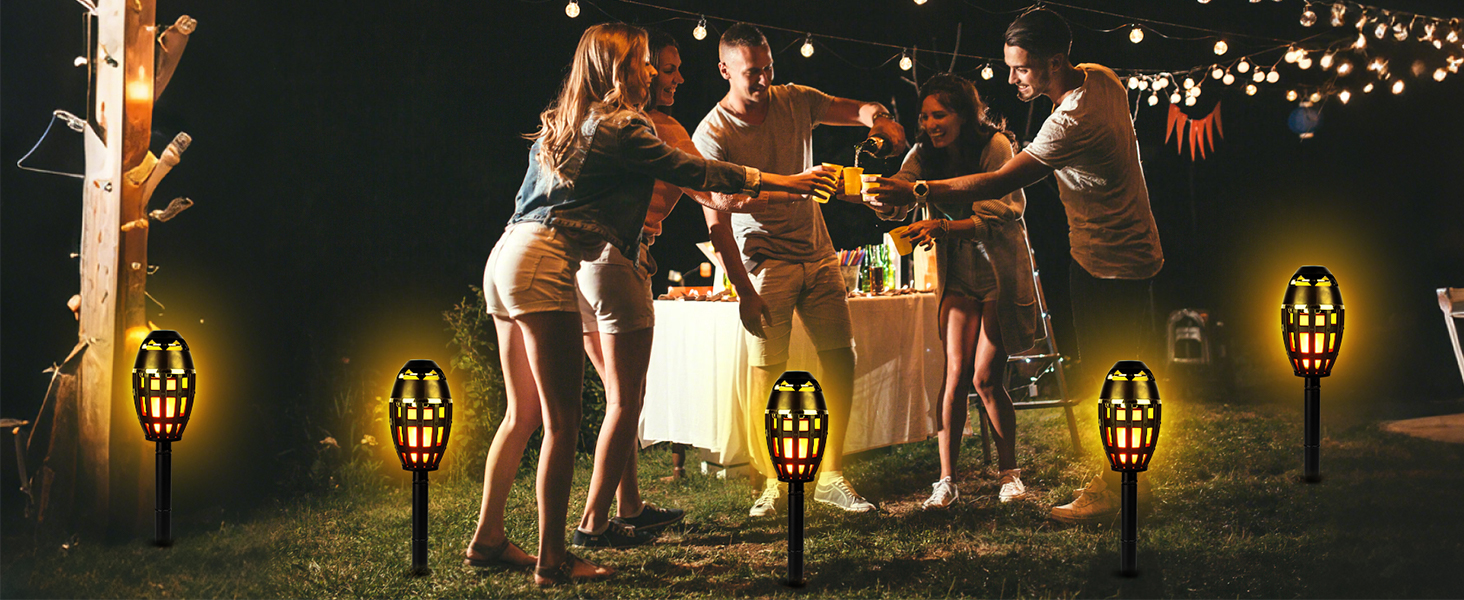 Outdoor Bluetooth Flame Speakers