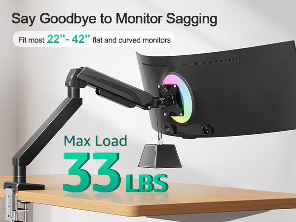 single monitor mount