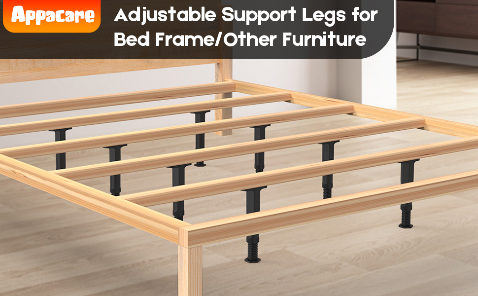 Adjustable Bed Frame Support Legs