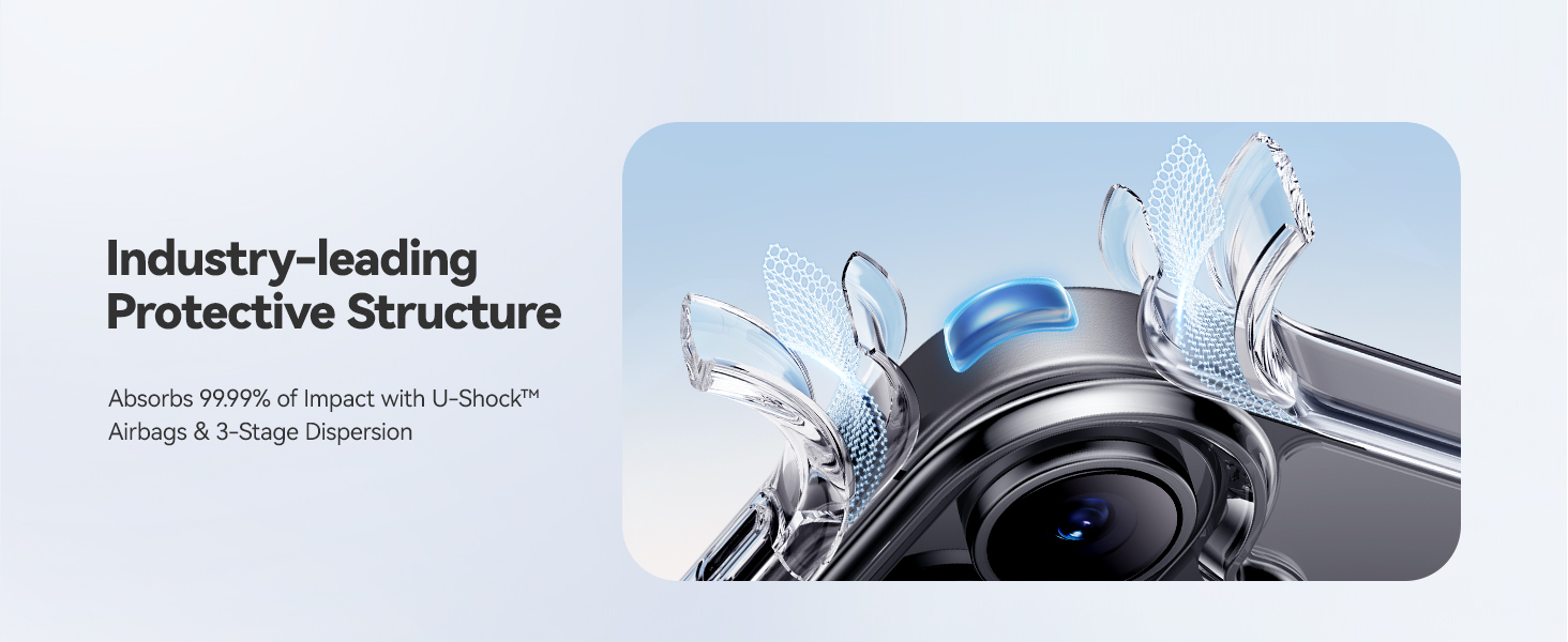 iPhone 17 Case Crystal Clear, Anti-Yellow, 15FT Military-Grade Drop Protection