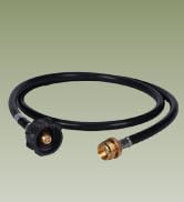 GasSaf 5FT Propane Adapter and Hose Assembly Replacement with Hose for Type1 LP Tank and Gas Gril...