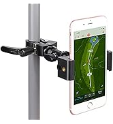 iTODOS Cell Phone Holder Mount Clip for Golf Cart,Wheelchair Walker,Stroller,Spin Bike, Table, Cl...