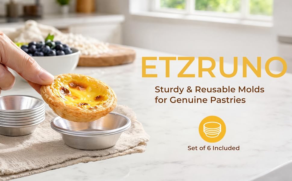 Nonstick Egg Tart Molds