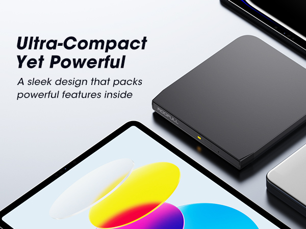 ROOFULL RF31-M external CD/DVD drive for laptop: ultra compact, simple, yet powerful
