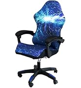 QYZDLM Gaming Chair Covers, 3D Printing One-Piece Universal Fit Gaming Chair Seat Cover with Armr...