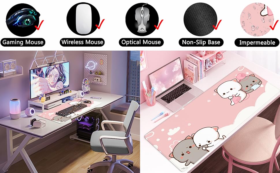 Kawaii Gaming Mouse Pad