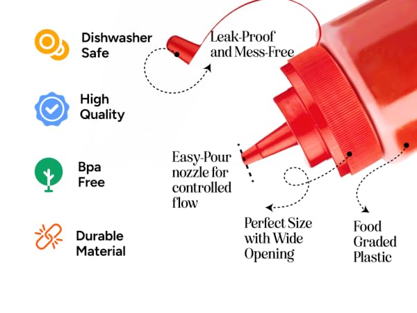 Condiment Squeeze Bottles