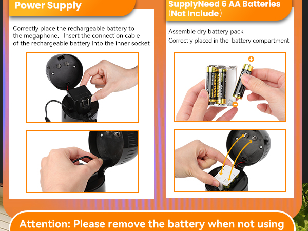 Rechargeable Megaphone
