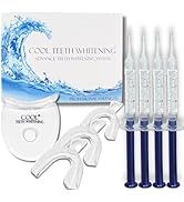 Teeth Whitening Kit 4 Syringes (3ml) New Strongest 44% Carbamide Peroxide Teeth Whitening Gel Lig...