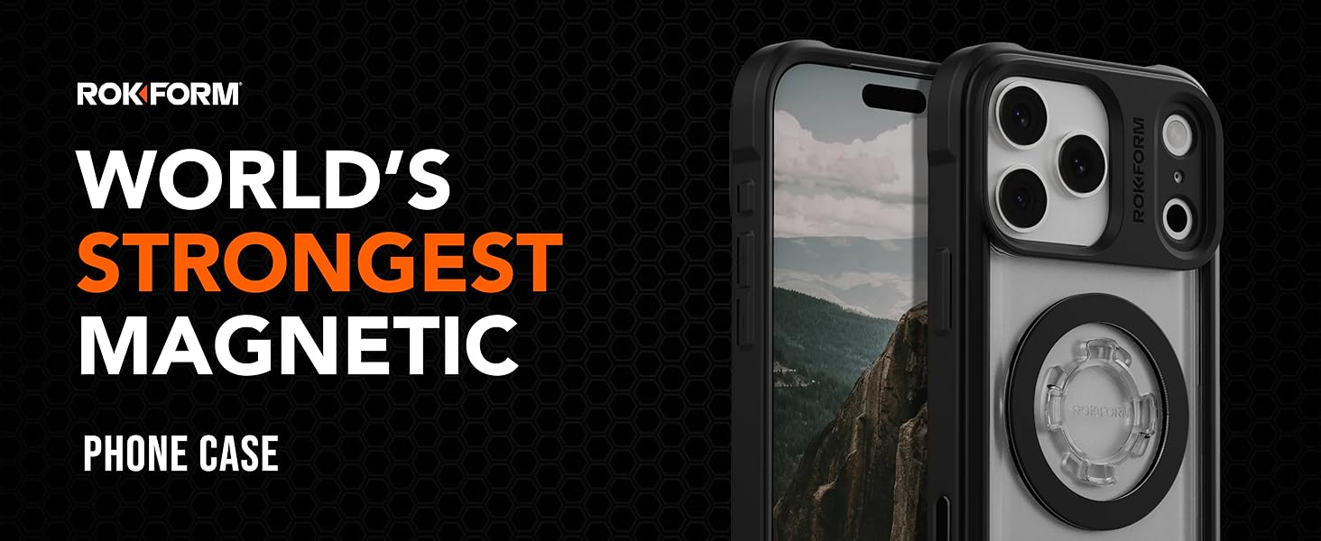 rokform iphone 17 clear pro max case; iphone 17 pro max crystal case rokform; iphone 17 pro max case