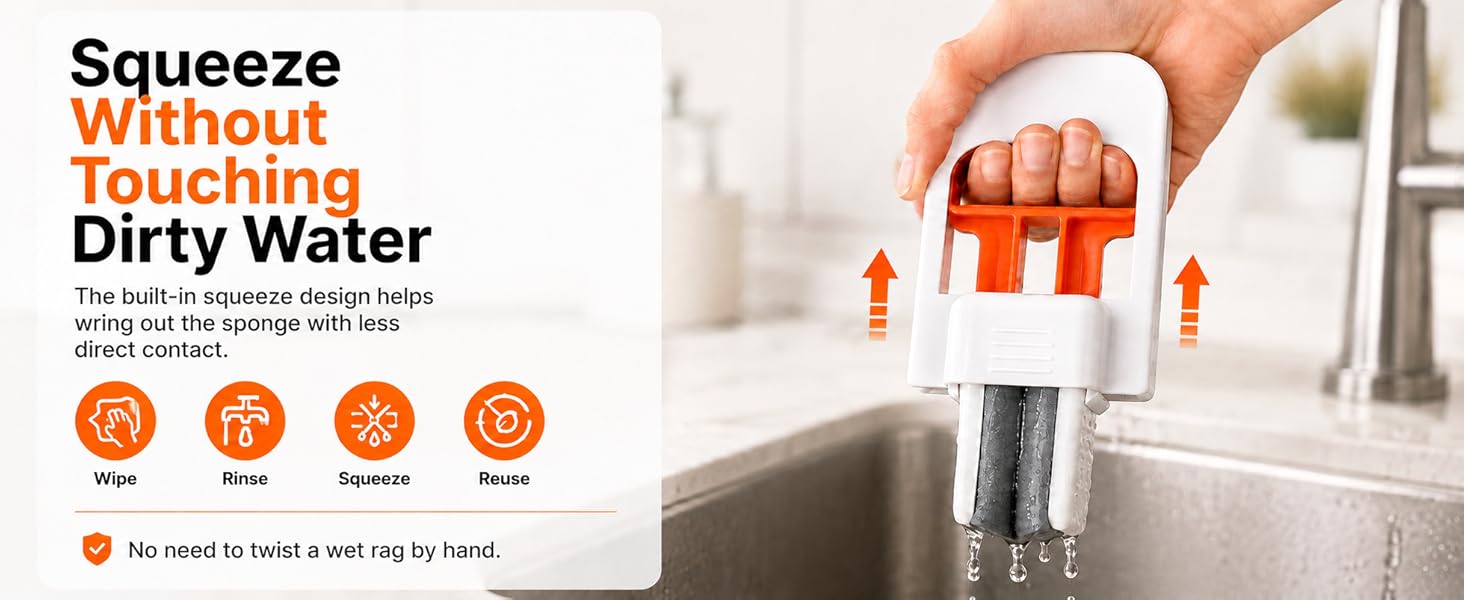Squeeze to Remove Excess Water