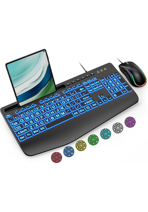 Wired Keyboard and Mouse Combo