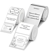 NIIMBOT Thermal Label Tape 3 Rolls, Compatible with B1 B21 B31 Label Maker | Multi-Size Pack, 40x...