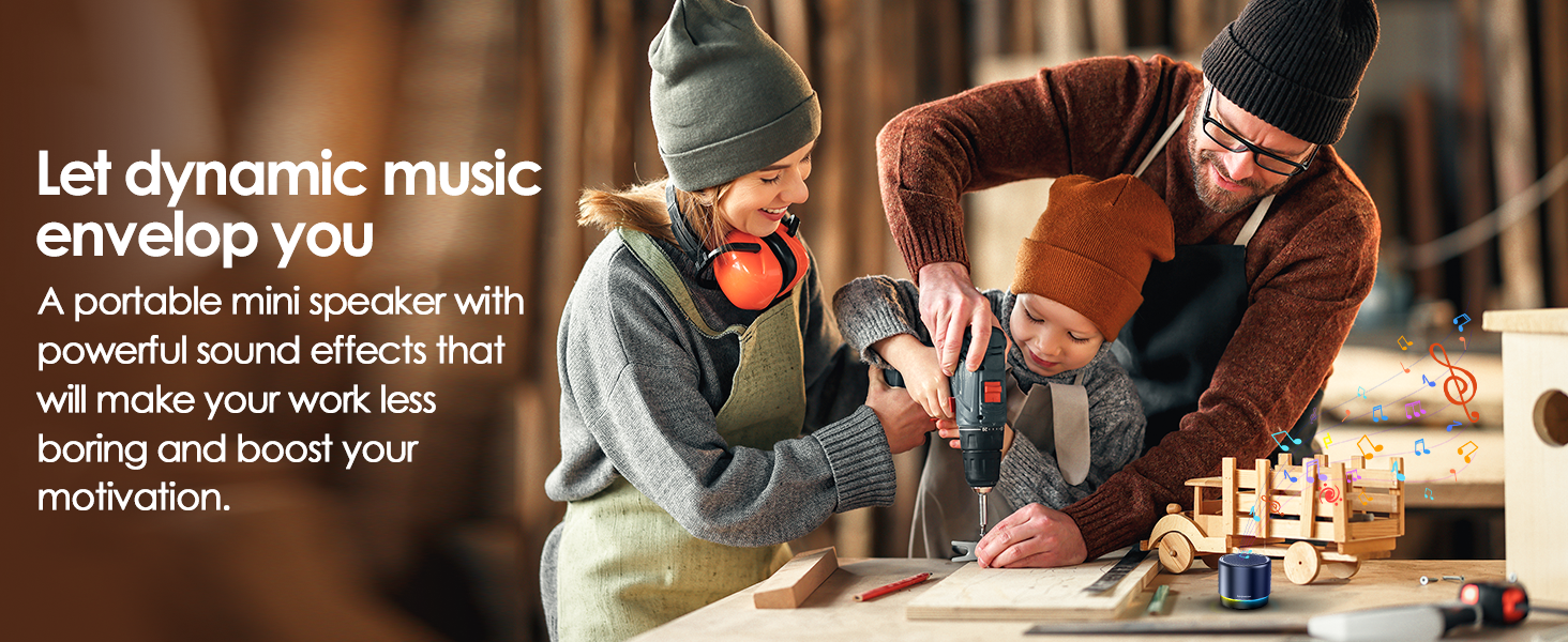 Mini Speakers with Hands-Free Call