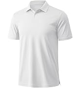 MAGCOMSEN Men's Polo Shirts Short Sleeve Collared Performance Dry Fit Breathable Golf Athletic Ca...