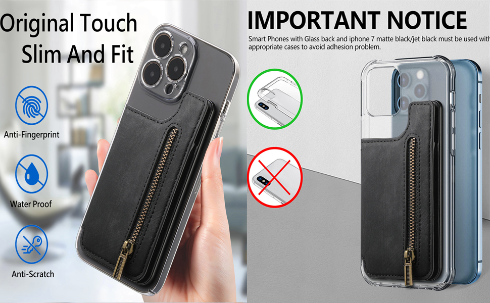 retro stick card holder