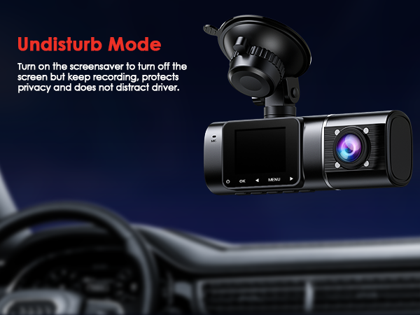 dash cam front and inside