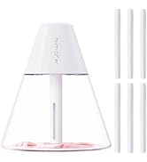 INVODA Mini Humidifiers, 260ml USB Personal Cool Mist Humidifier Cute Volcanoes Desktop Air Humid...