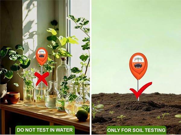 orange soil moisture meter