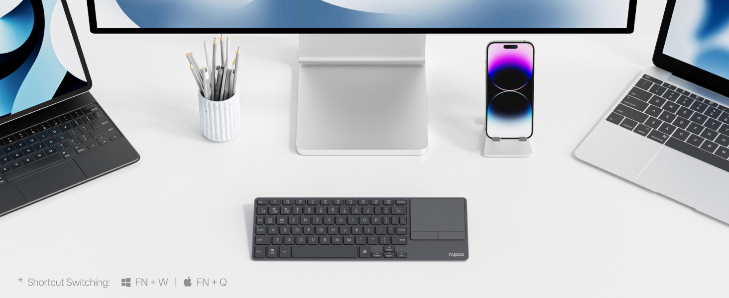 Multi-Device HTPC Keyboard