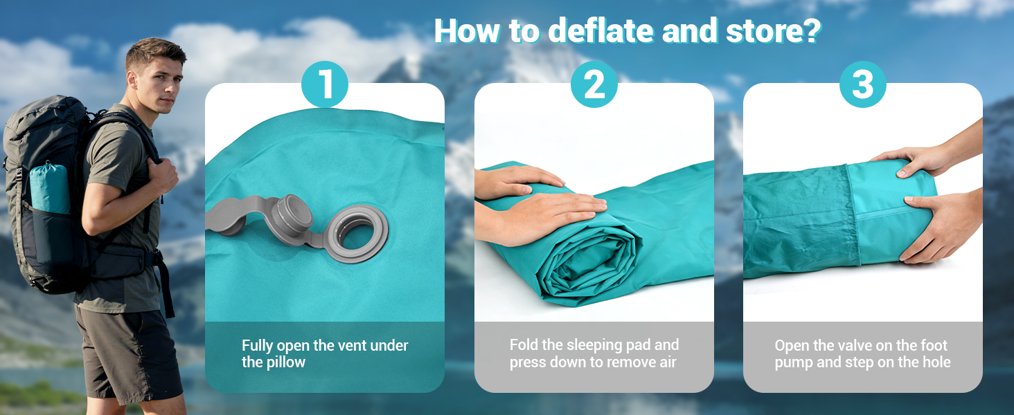 How to deflate and store