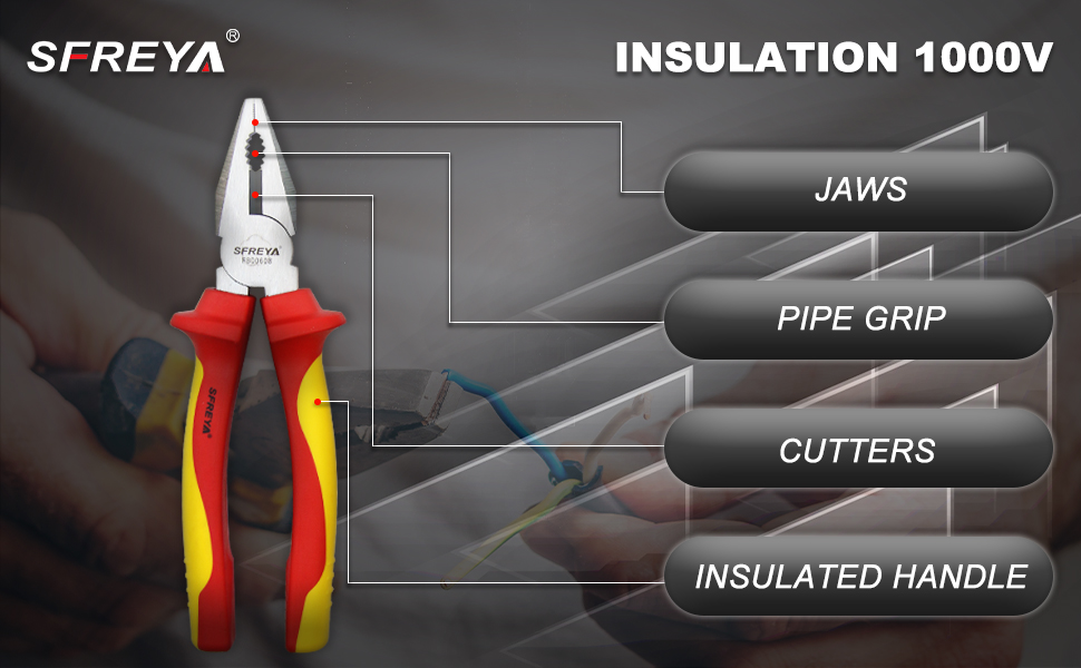 INSULATED COMBINATION PLIERS