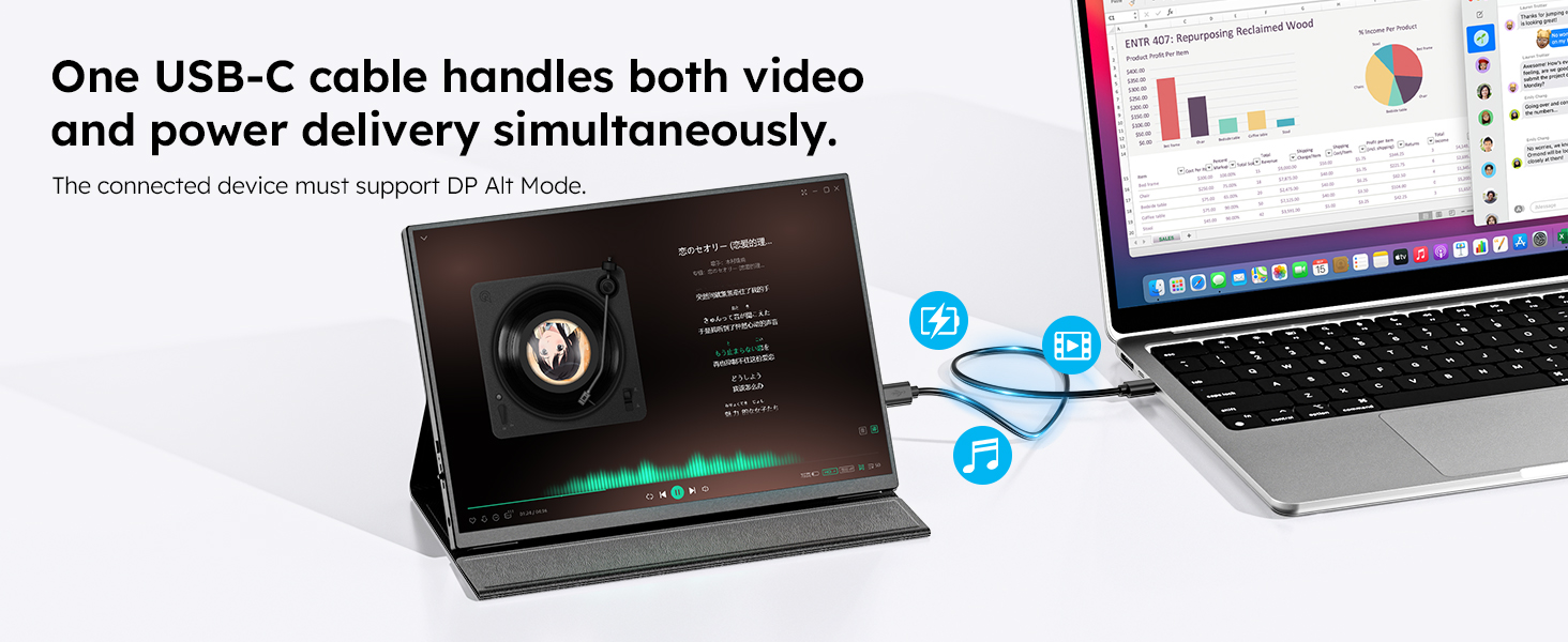 Portable Monitor for Laptop