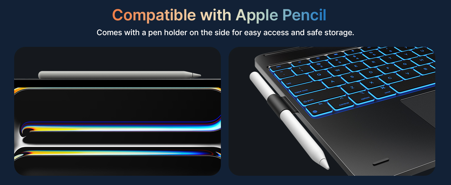 keyboard for ipad pro m4/m5 11 inch case