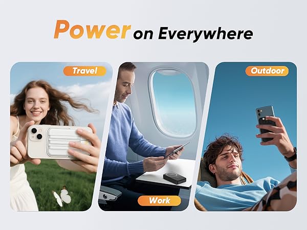 portable charger with built in cable