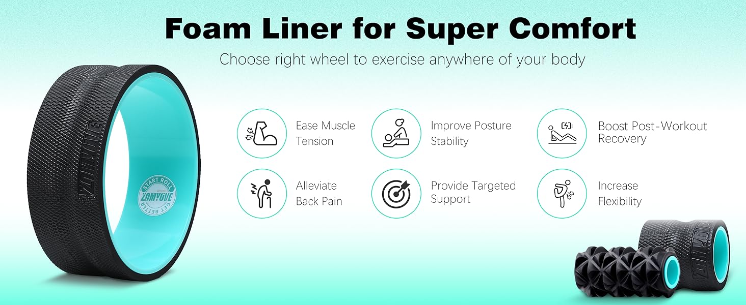 Foam liner for super comfort protects your bones and muscle tissue