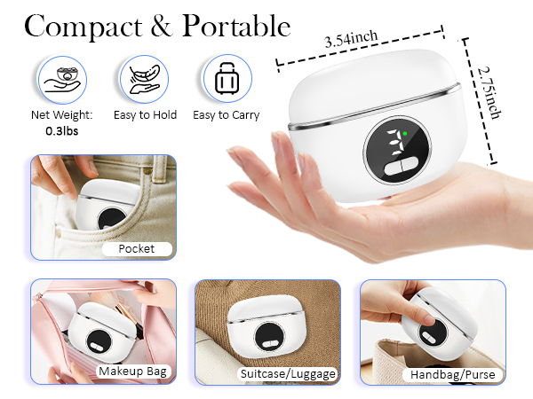 Compact and portable electric nail clipper, easy to hold and carry