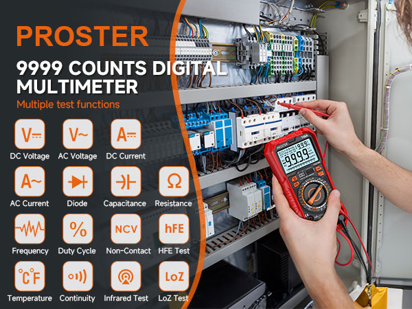 Multimeter 6000 Counts TRMS Auto Range