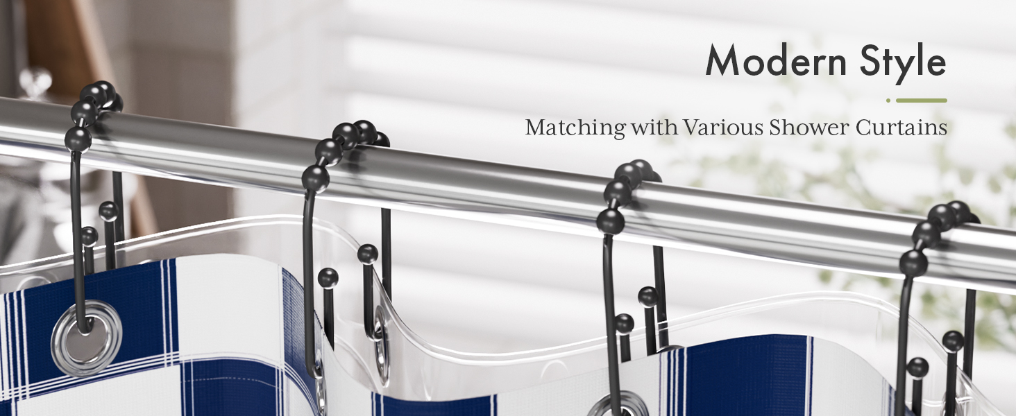 Shower Curtain Hooks shower curtain rings shower curtain double hooks bathroom shower curtain hooks