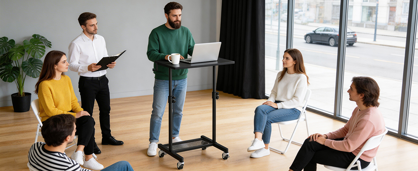 rolling desk