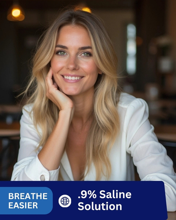 Hospital-Grade .9% Saline Solution