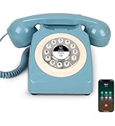 Sangyn Bluetooth Landline Phone with Handset and Speakerphone, Retro Bluetooth Home Phone, Classi...