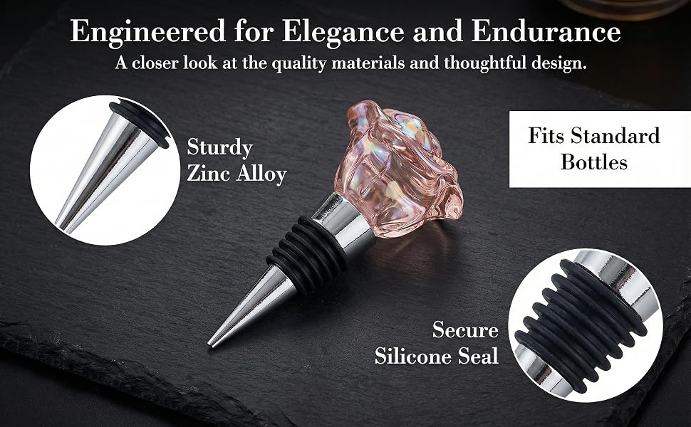 Cute Wine Stopper Bottle Topper