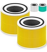 240 True HEPA 14 Pet Allergy Replacement Filter Compatible with Puroair 240, 3-in-1 True HEPA Fil...