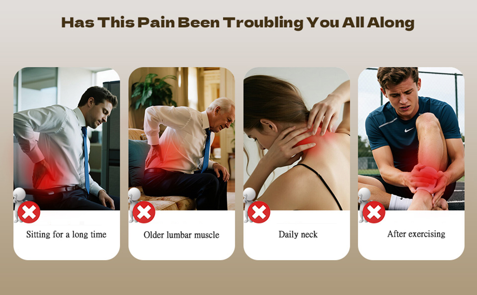 back massager for pain relief deep tissue