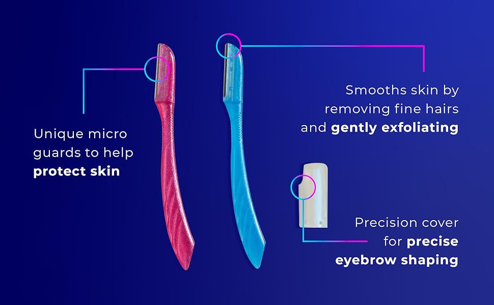Hydro Silk Touch Up precision eyebrow trimmer with cap eyebrow grooming face shaving peach fuzz