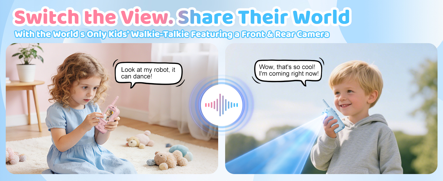 Real-Time Video Call Kids Walkie Talkies