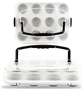 Spmarkt 2-Pack Beige Muffin Pan, Non-Stick 12-Cup Cupcake Pan with Lid, Cupcake Pan with Lid and ...